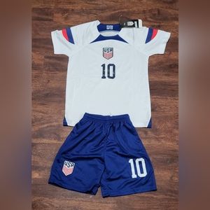 New USA soccer kids uniform